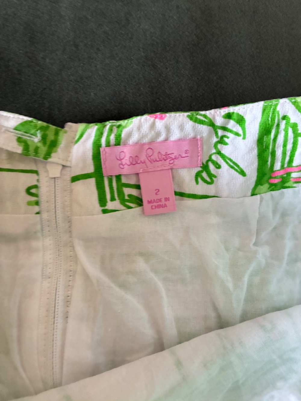 Lilly Pulitzer Just Add Mint mini skirt XS S - Picture 4 of 12